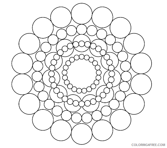 free mandala coloring pages for kids Coloring4free