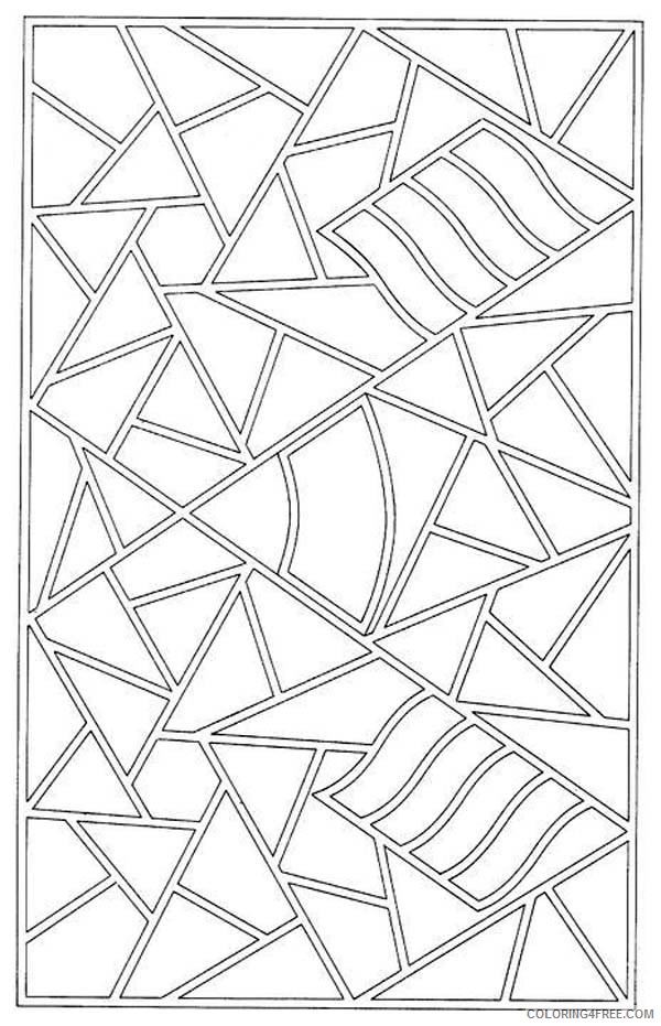free mosaic coloring pages for kids Coloring4free