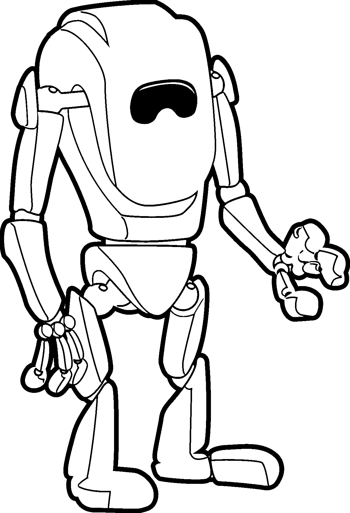 free robot coloring pages for boys Coloring4free
