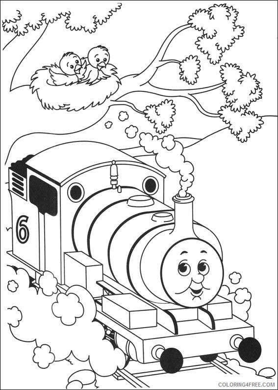 free thomas and friends coloring pages for kids Coloring4free