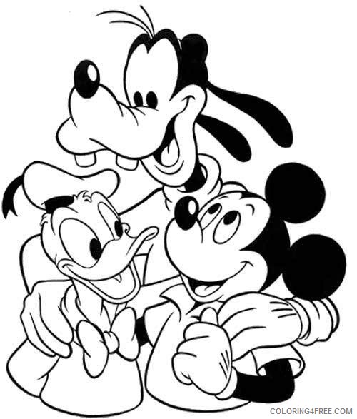goofy and friends coloring pages Coloring4free