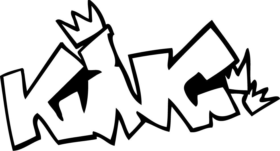 graffiti coloring pages king Coloring4free