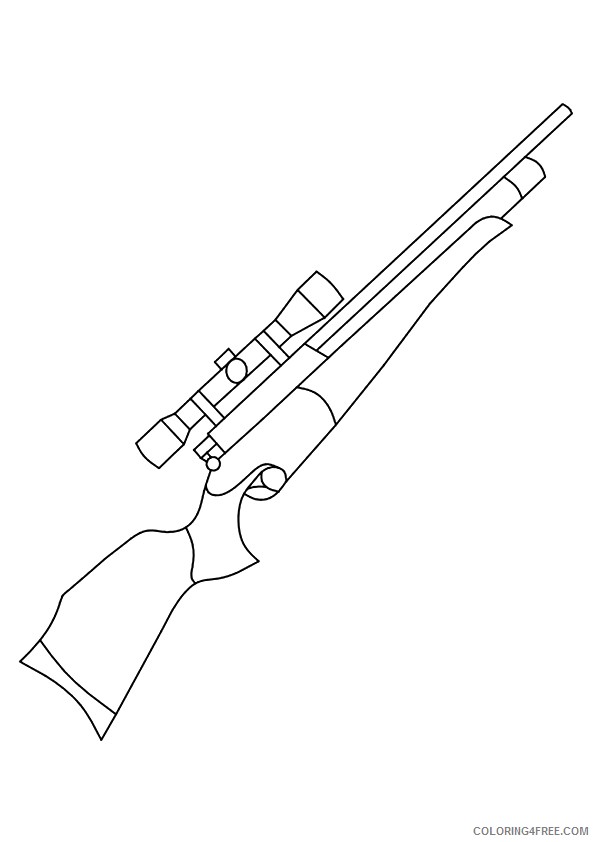 gun coloring pages to print Coloring4free
