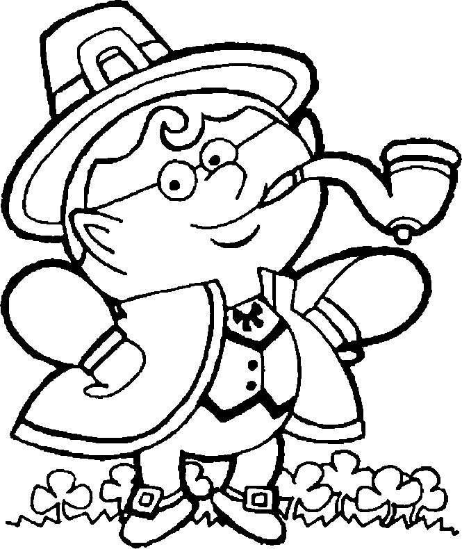 happy st patricks day coloring pages printable Coloring4free