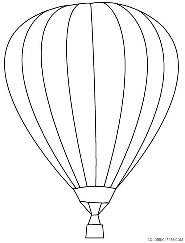 hot air balloon coloring pages printable for kids Coloring4free