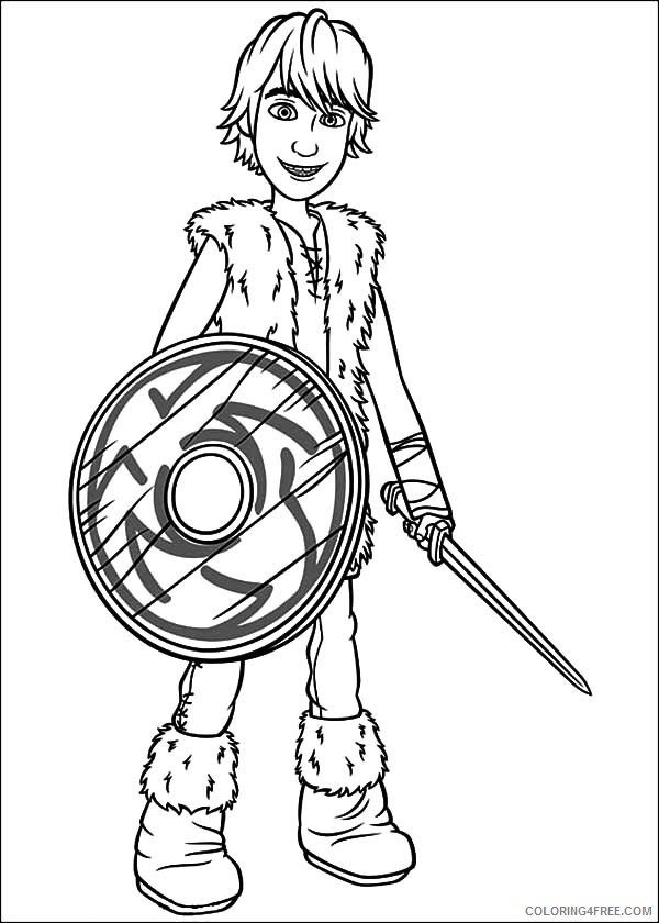 how to train your dragon coloring pages hiccup Coloring4free