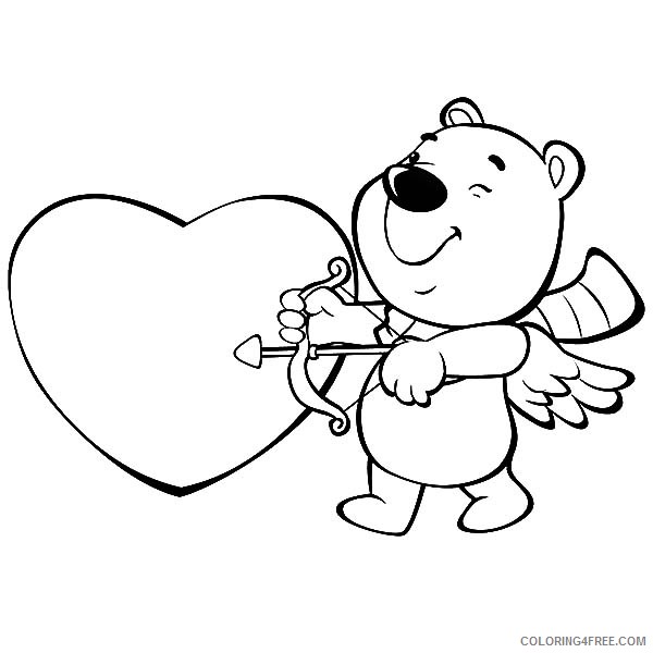 i love you coloring pages cupid arrow Coloring4free