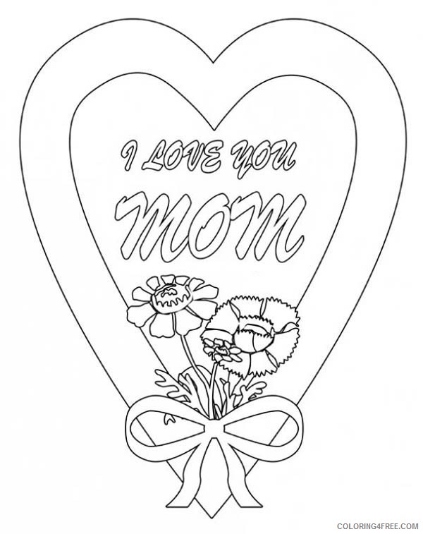 i love you mom coloring pages Coloring4free