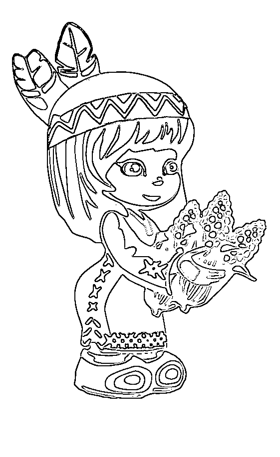 indian coloring pages for girls Coloring4free