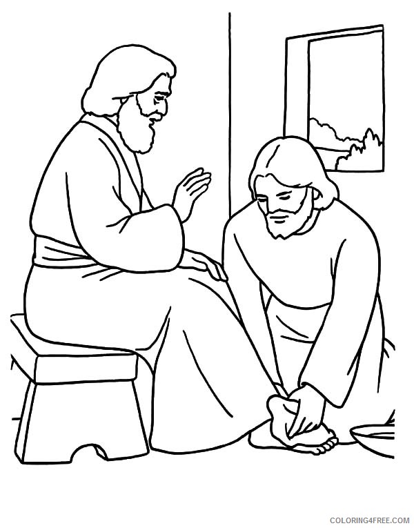 jesus coloring pages printable free Coloring4free