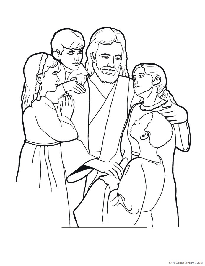 jesus coloring pages to print Coloring4free