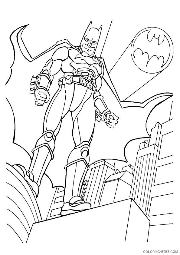 justice league coloring pages batman Coloring4free