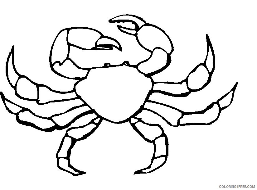 king crab coloring pages Coloring4free