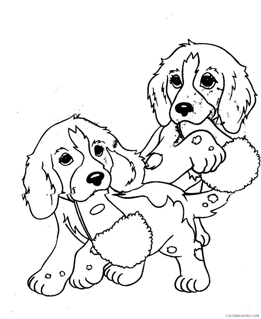 lisa frank coloring pages of puppies Coloring4free