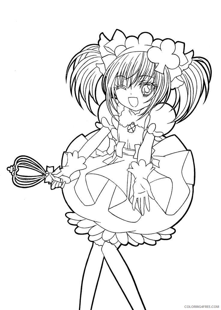 manga coloring pages for girls Coloring4free