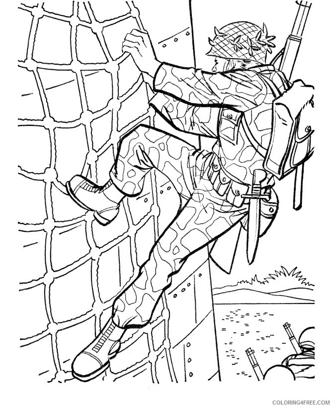 military training coloring pages Coloring4free