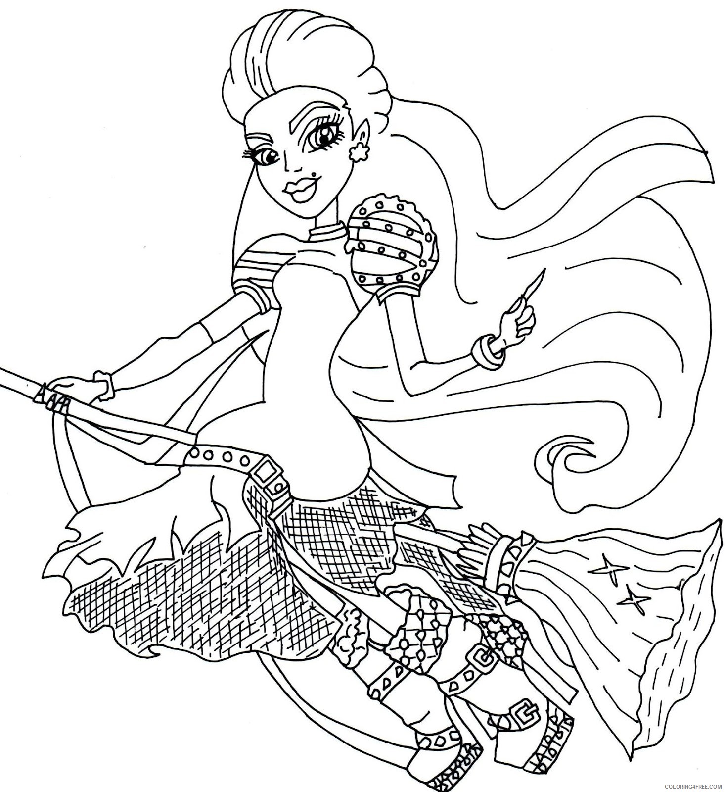 monster high casta fierce coloring pages Coloring4free