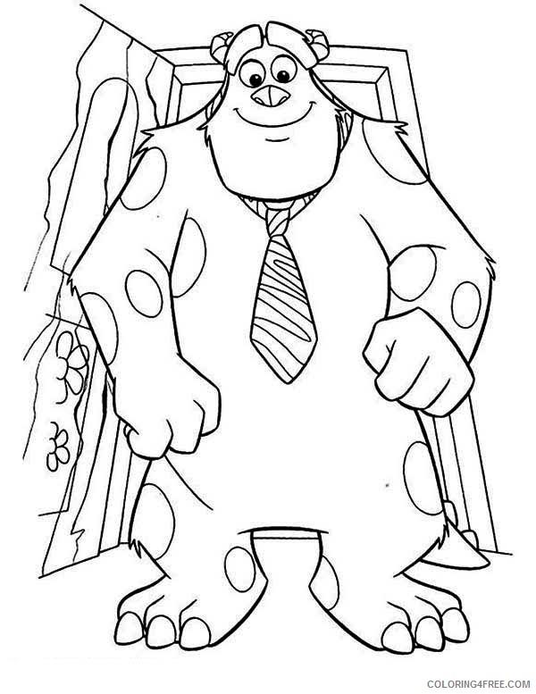 monsters inc coloring pages james p sullivan Coloring4free