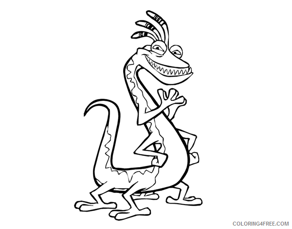 monsters inc coloring pages randall boggs Coloring4free