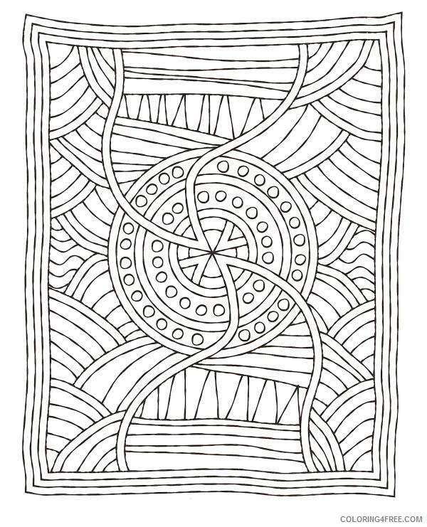 mosaic coloring pages for adults printable Coloring4free