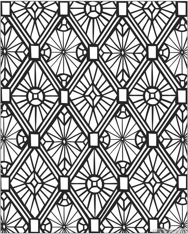 mosaic coloring pages printable Coloring4free