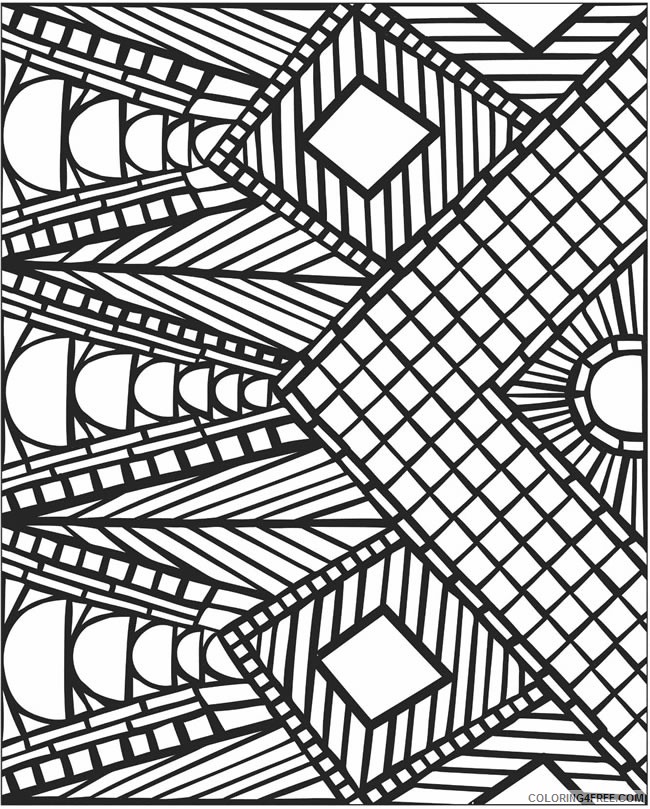 mosaic coloring pages to print Coloring4free