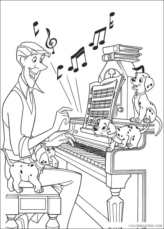 music coloring pages playing piano Coloring4free