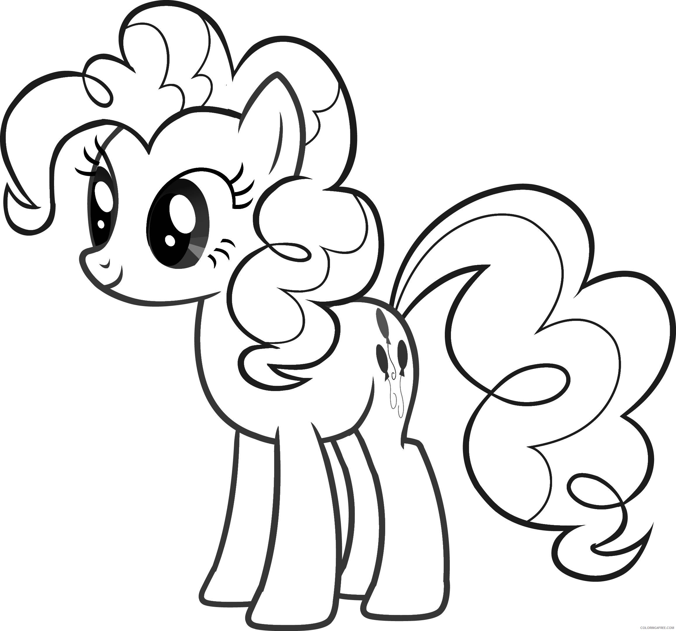 my little pony coloring pages pinkie pie Coloring4free
