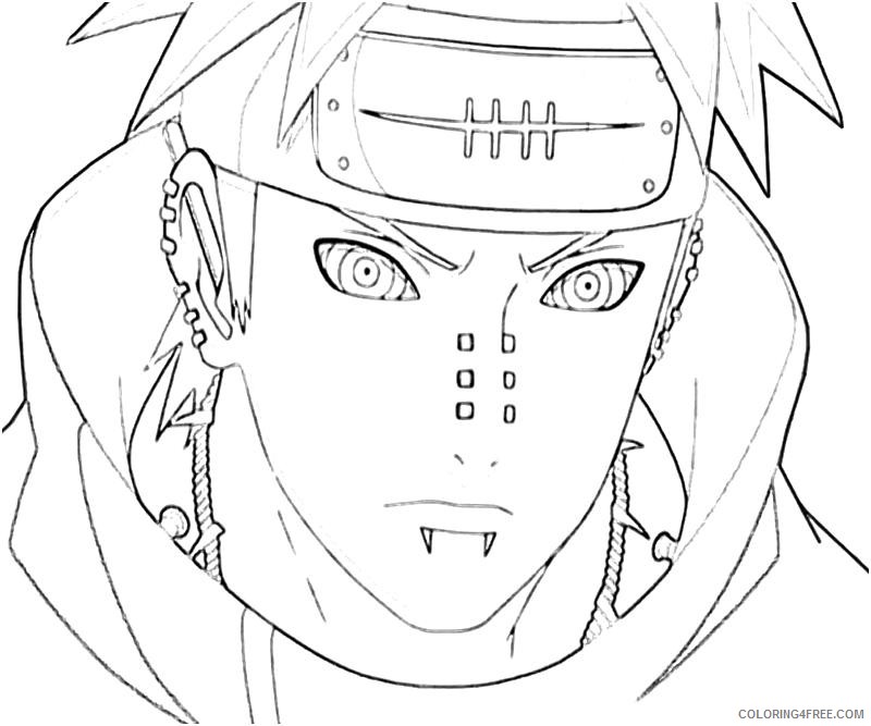 naruto coloring pages pain Coloring4free