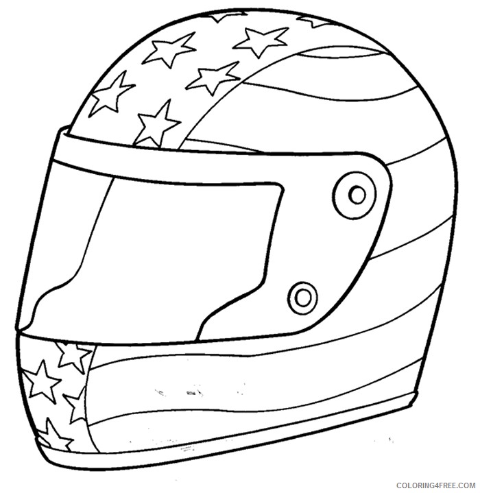 nascar coloring pages driver helmet Coloring4free