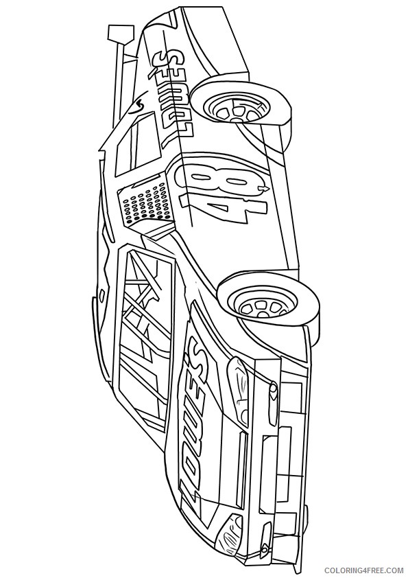 nascar coloring pages number 48 Coloring4free