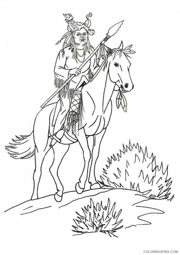 native american coloring pages for boys Coloring4free