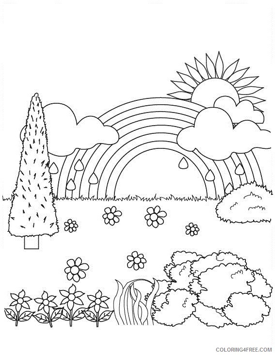 nature coloring pages for children Coloring4free
