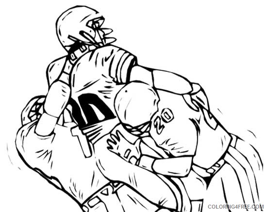 nfl football player coloring pages Coloring4free