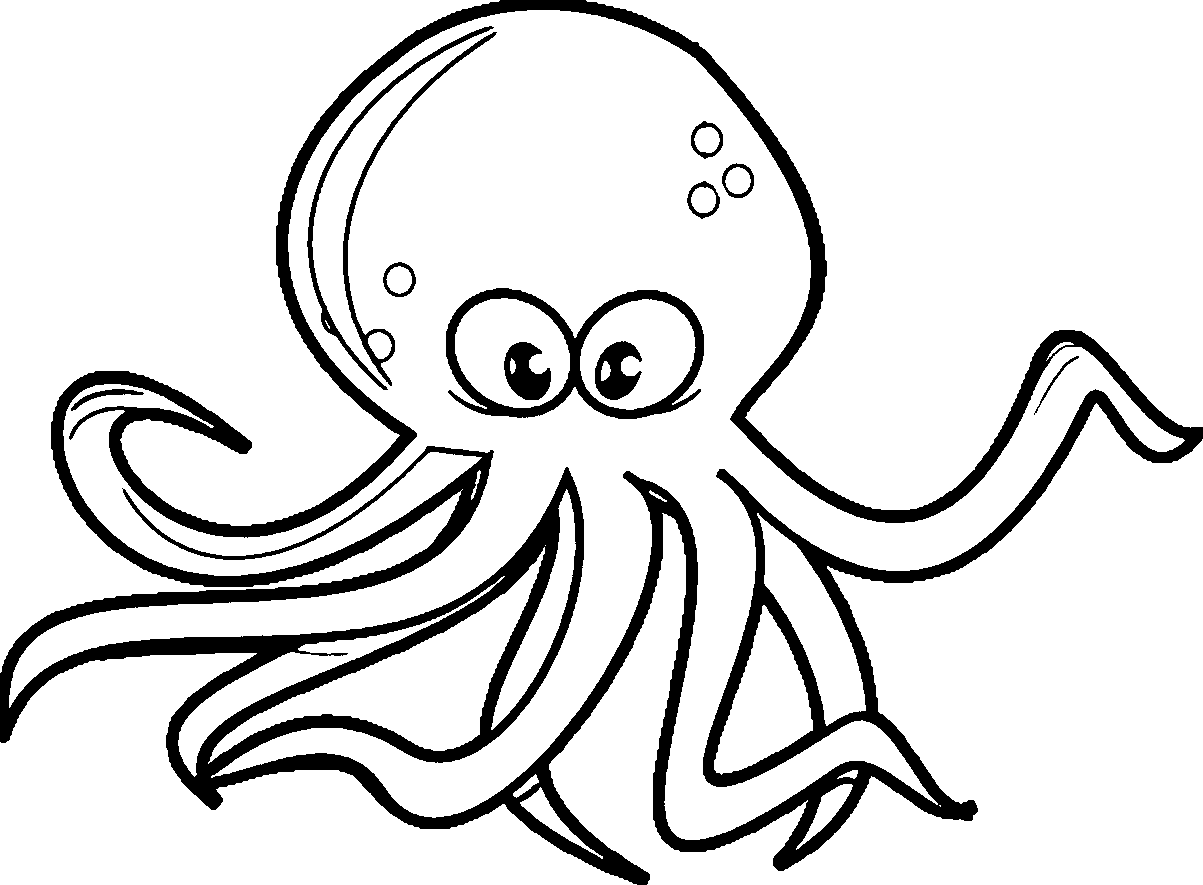 octopus coloring pages printable Coloring4free