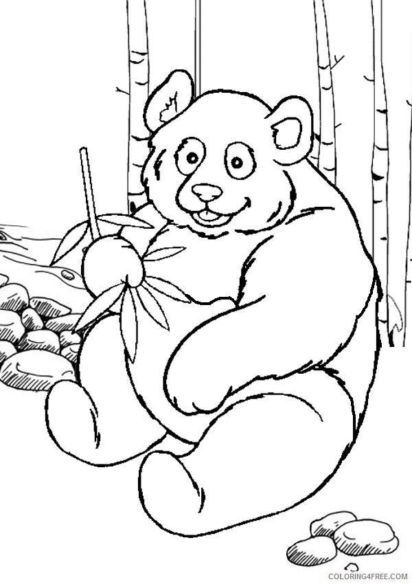 panda coloring pages to print Coloring4free