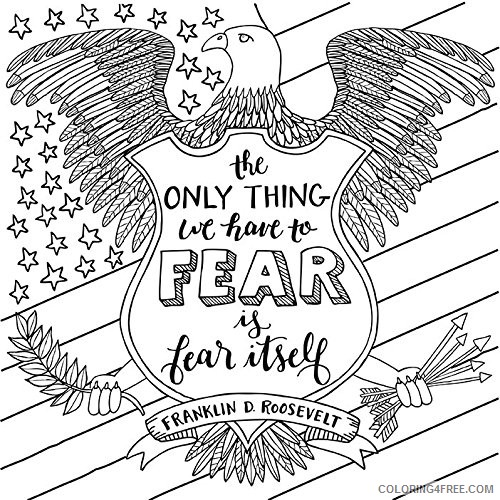 patriotic coloring pages free to print Coloring4free