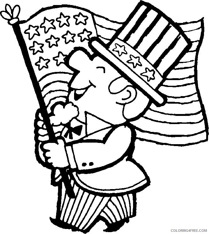 patriotic coloring pages to print Coloring4free