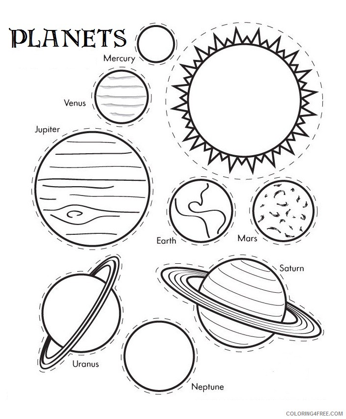 planet coloring pages solar system planets Coloring4free