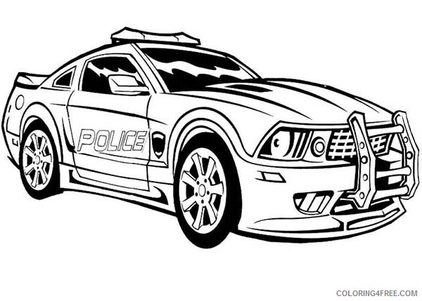 police car coloring pages for boys Coloring4free