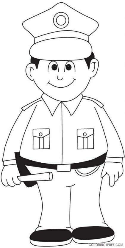 police coloring pages for kids Coloring4free