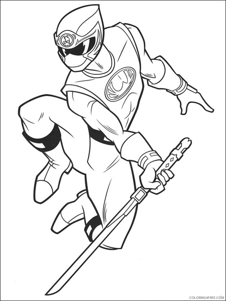 power ranger coloring pages ninja storm Coloring4free