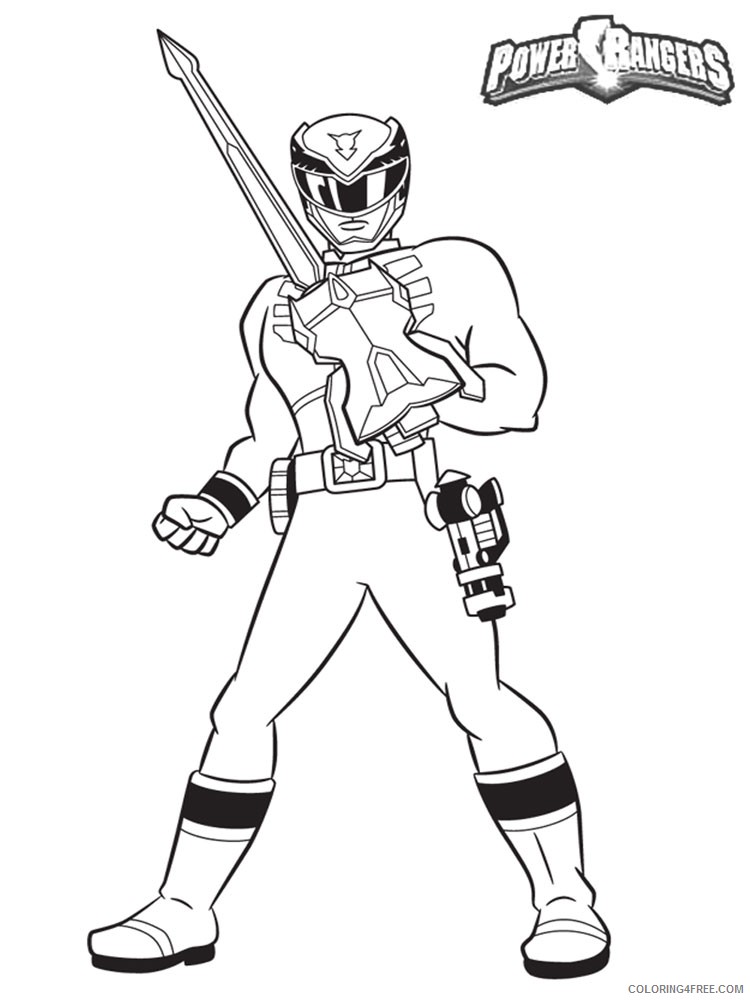 power ranger coloring pages to print Coloring4free