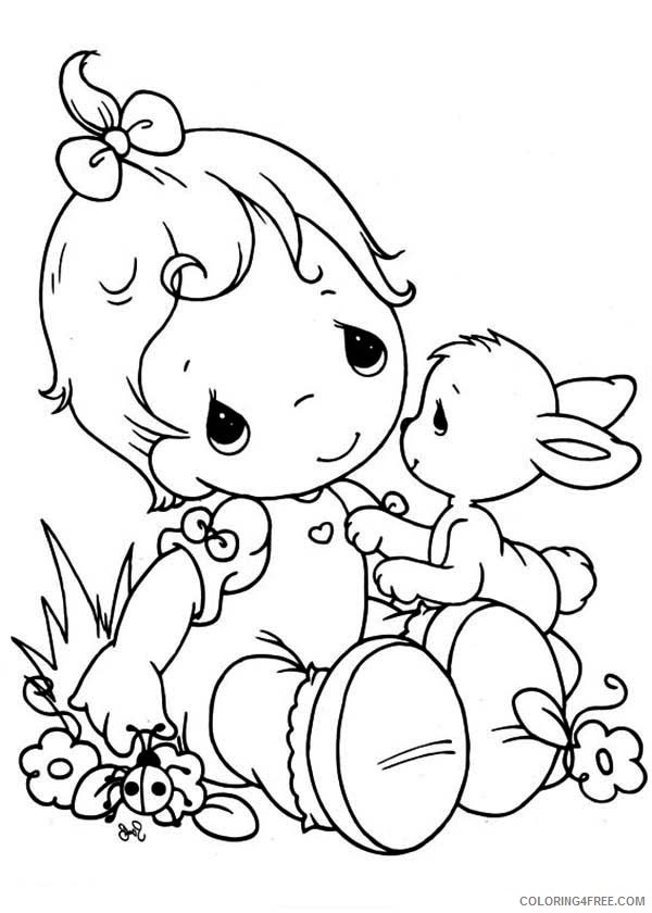 precious moments coloring pages baby Coloring4free