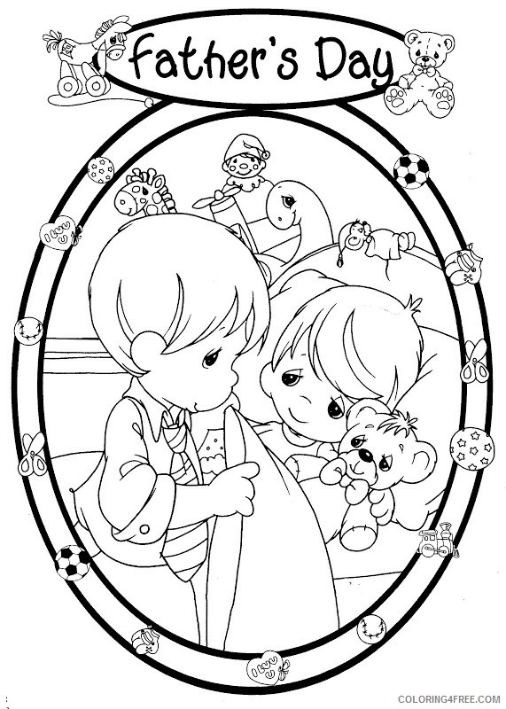 precious moments coloring pages fathers day Coloring4free