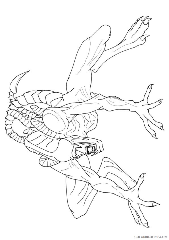printable alien coloring pages for adults Coloring4free