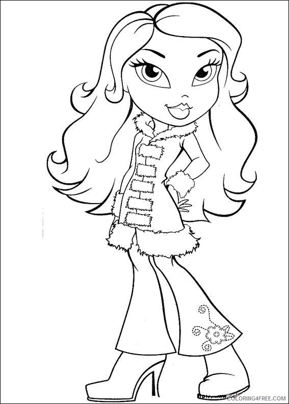 printable bratz coloring pages for girls Coloring4free
