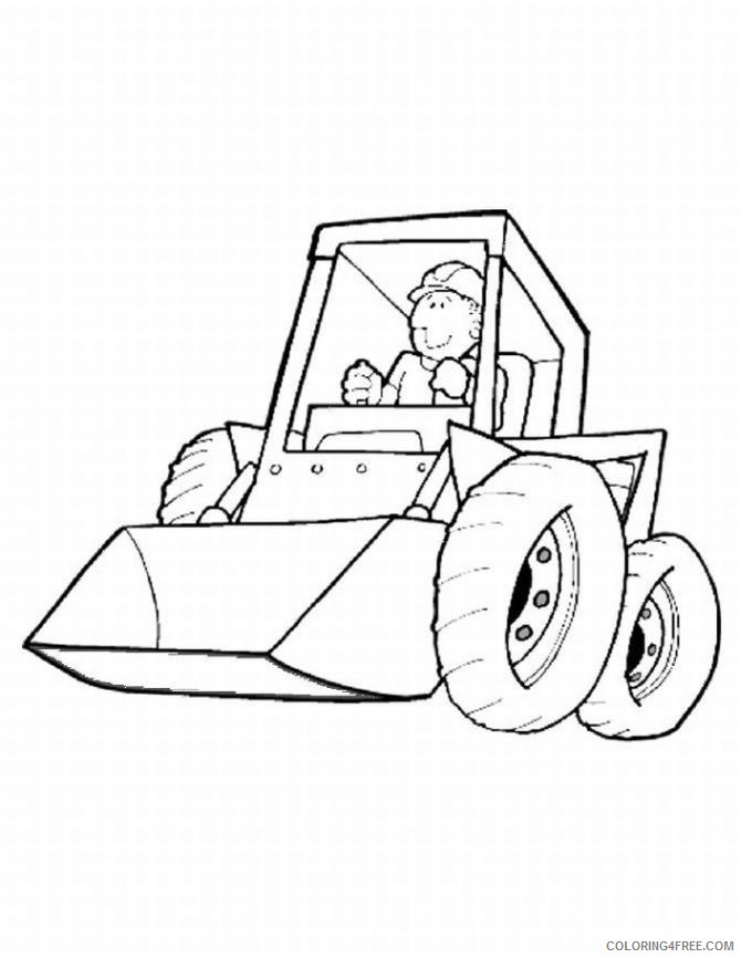printable construction coloring pages for kids Coloring4free