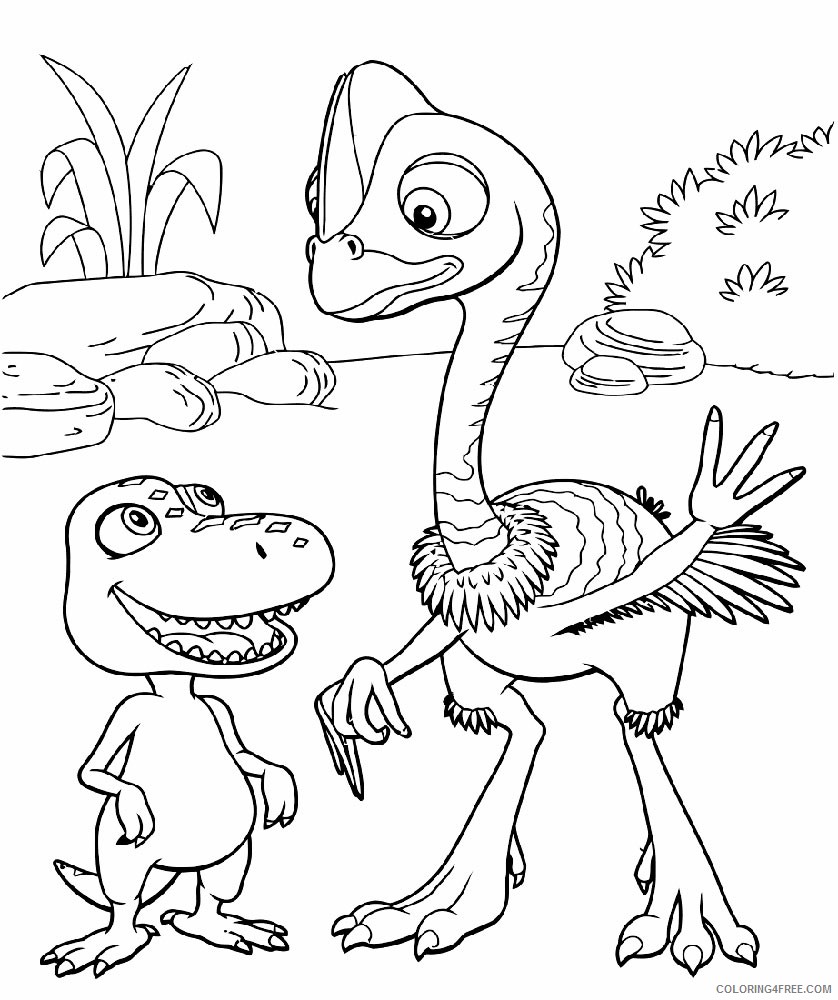 printable dinosaur train coloring pages for kids Coloring4free