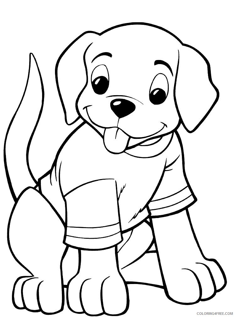 printable dog coloring pages Coloring4free